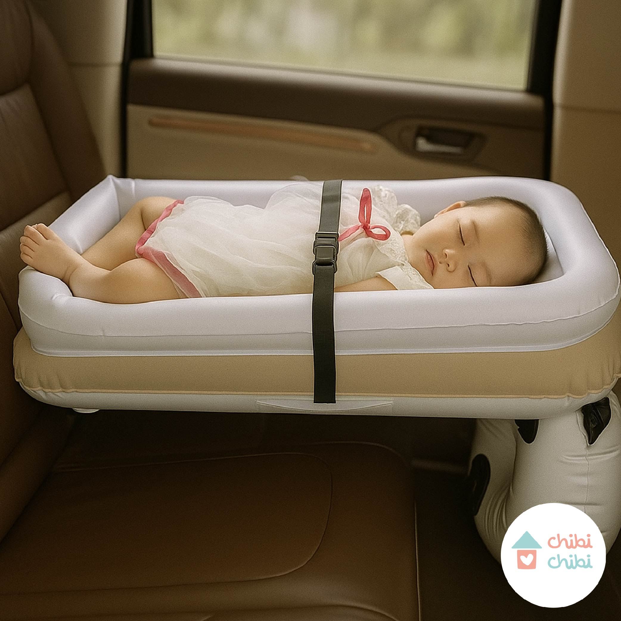 CAMA INFLABLE PARA AVIÓN OSITO